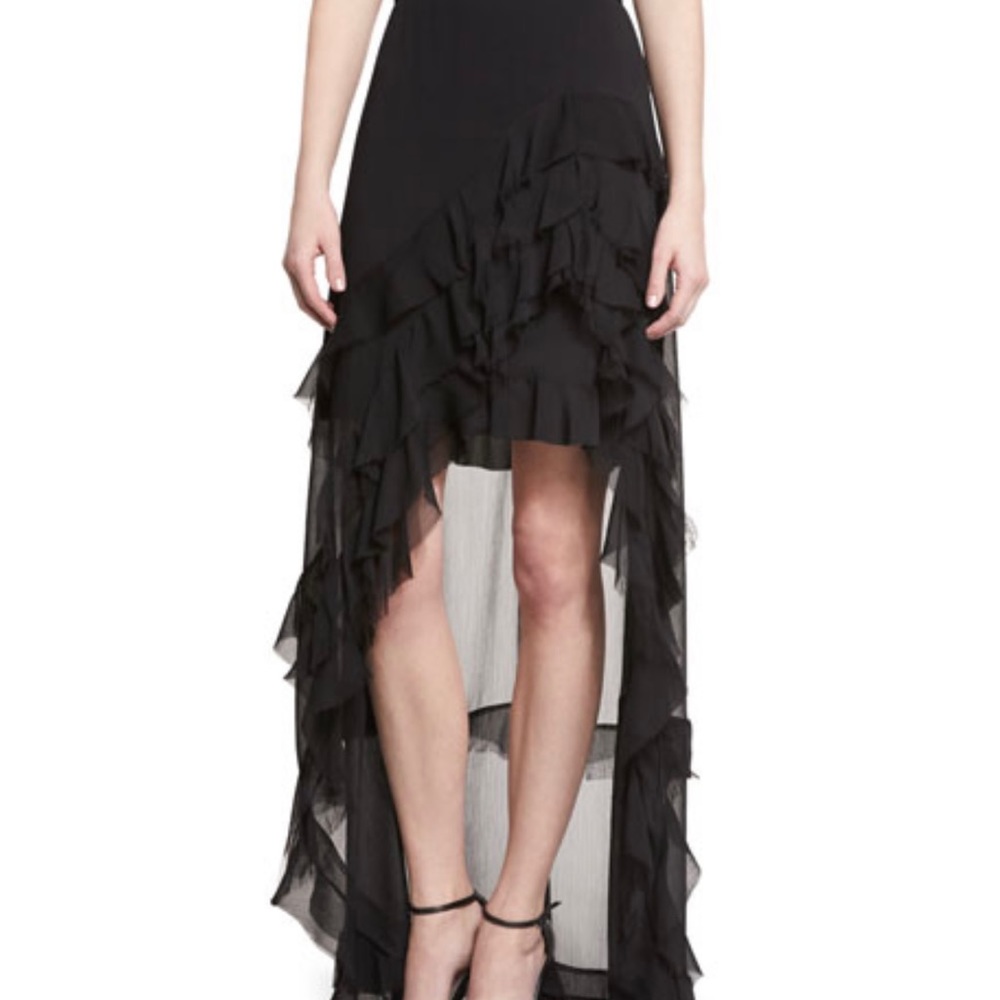 Alice + Olivia Black Lavera Skirt